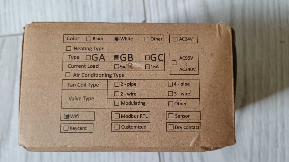 Termostat electronic  pentru incalzire in pardoseala -16A