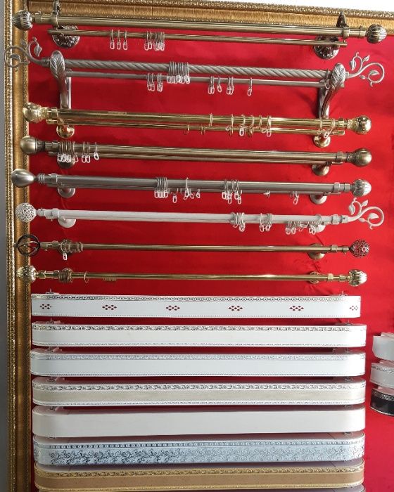 Карниз и гардины