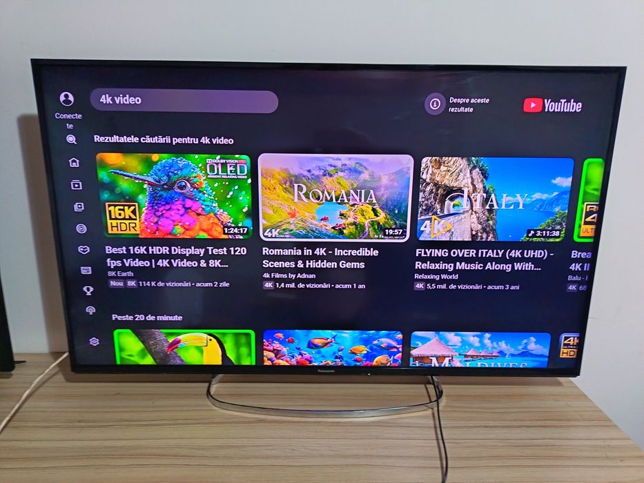 140 Cm SMART 4K UHD HDR Panasonic.Am și Alte Mărimi Mărci