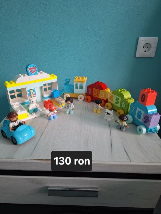 Lego duplo literele de camion și trenulețul cu numere