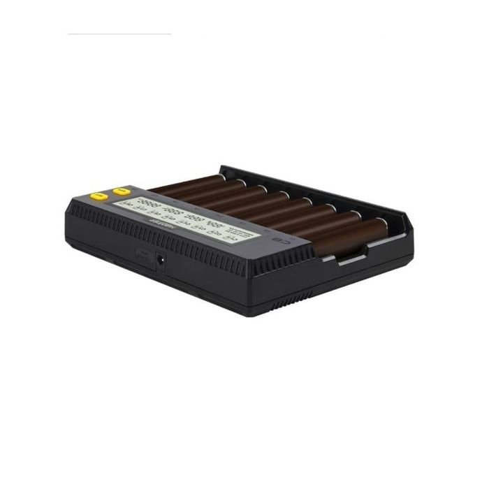 Incarcator Acumulatori Universal MiBOXER C8 AA, AAA 18650 LiIon Ni-MH