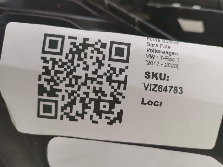 Fusta Spoiler Bara Fata Volkswagen VW  T-Roc 1 2017 2018 2019 2020 Ori