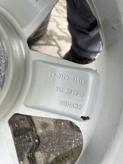 Jante aliaj 4x100mm, 185/65 R15, Dacia Logan, Sandero, Renault, Opel