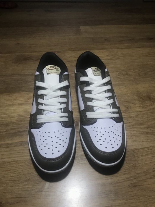 Кроссовки Nike dunks low pro в коричневом цвете