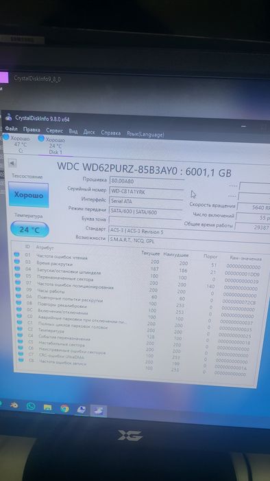 Жесткий диск 6 тб - 4 тб