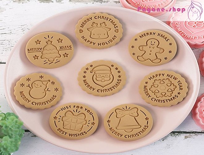 Форми/печат за бисквитки и сладки - 8 броя в комплект.