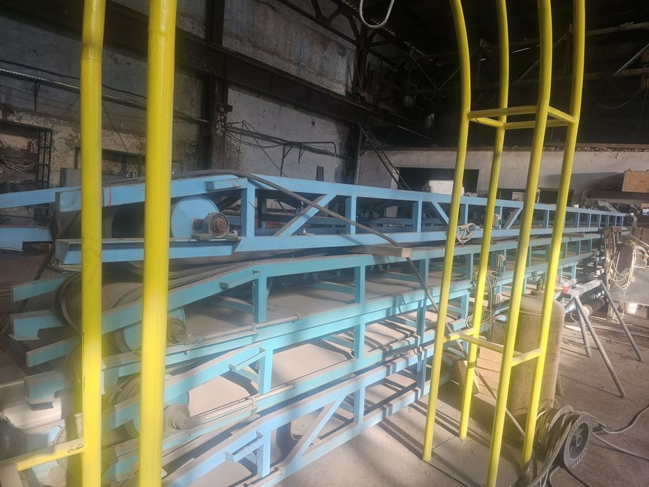 Ленточный конвейер б/у  размер 10м*60см