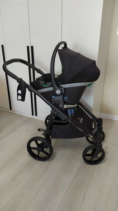 Бебешка количка 3в1 Buba Karina Light Beige / Светла Бежова