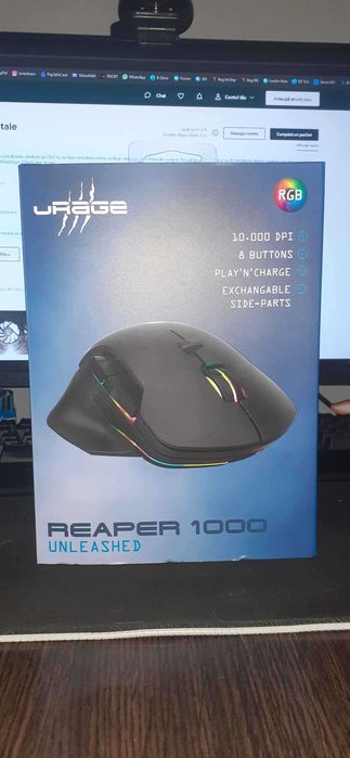 Mouse Wireless HAMA uRage Reaper 1000- CLICK DREAPTA PARTIAL DEFECT