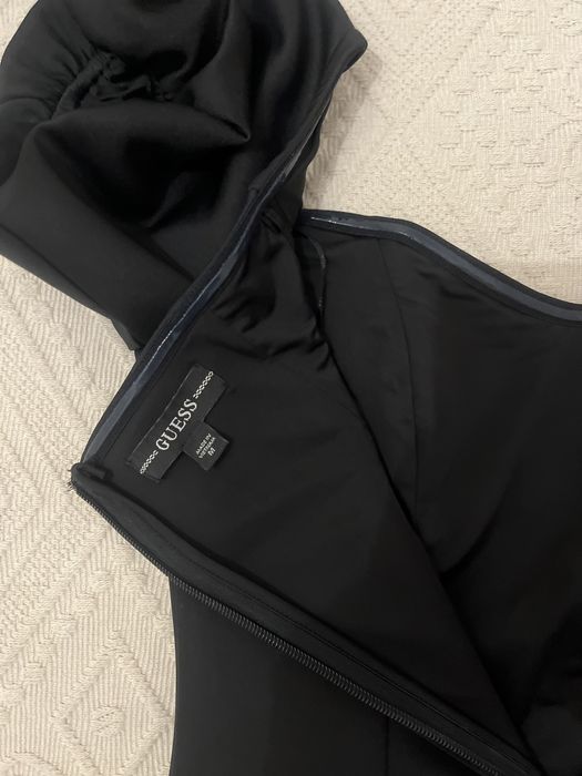 Коктейльное черное платье