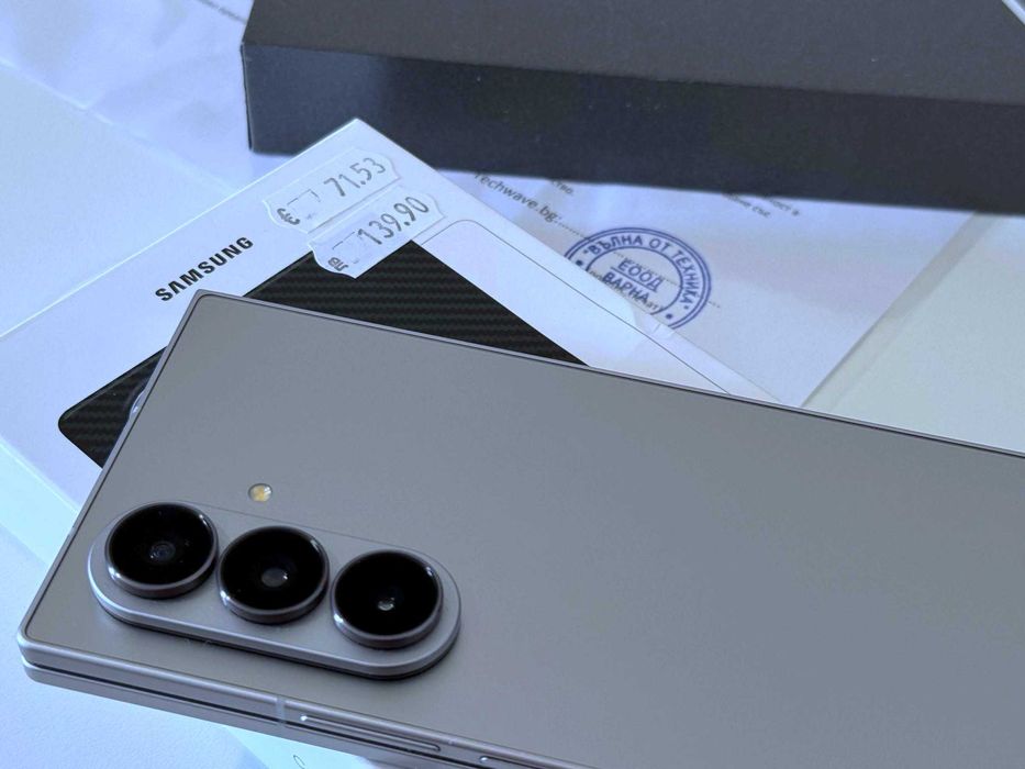 Бартер! Гаранция! Като НОВ! Samsung Galaxy Z Fold 7 512/12GB Silver Shadow (Сив)