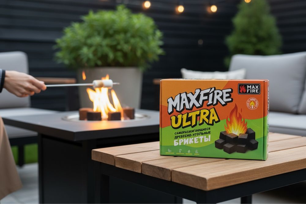 MAXFIRE ULTRA - o’zi yonuvchan briket