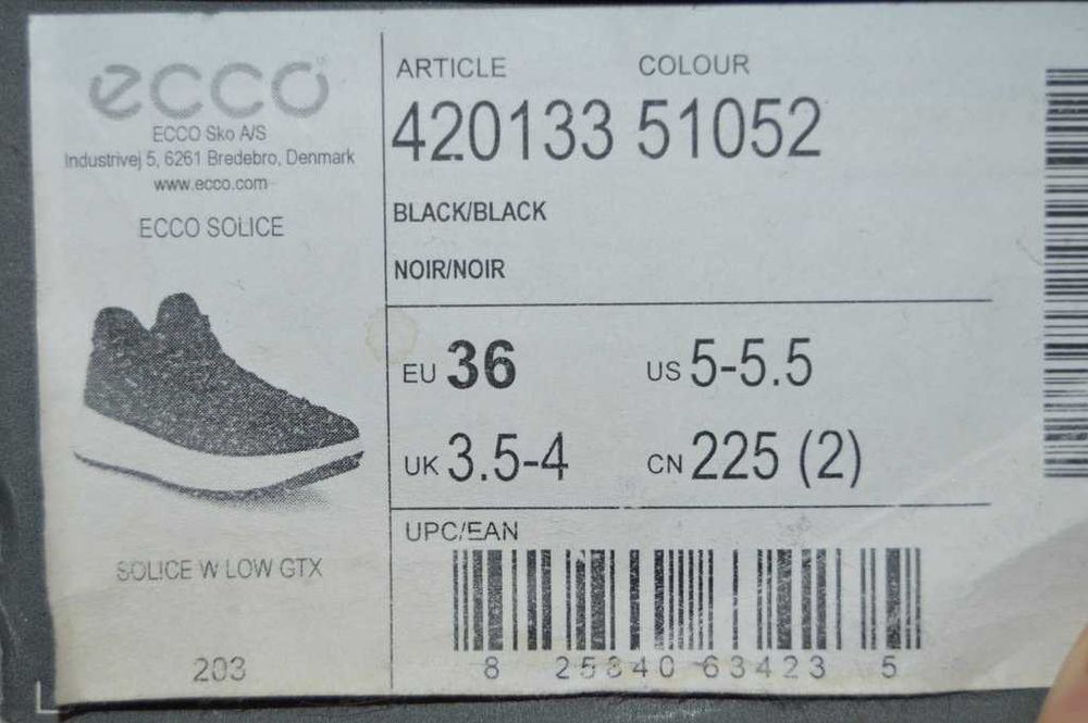 Incaltaminte dama Ecco Solice W GTX 36 Gore-tex