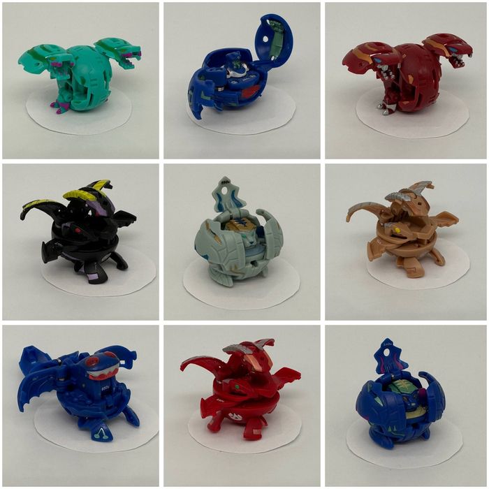 Бакуганы разных видов