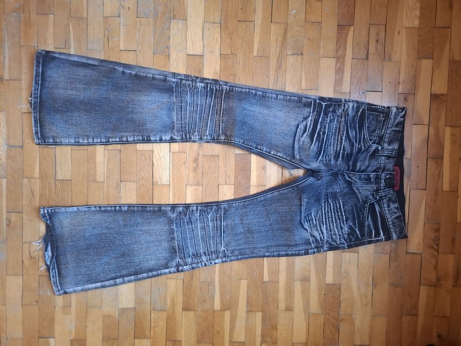 Jaded London Black Bootcut Drift Jeans