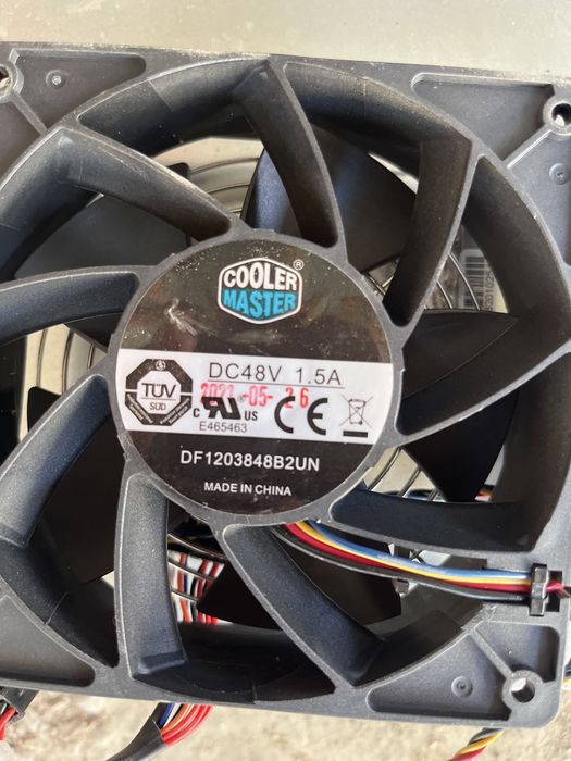 Вентилятор Cooler Master 120 мм 48V для ASIC-майнера