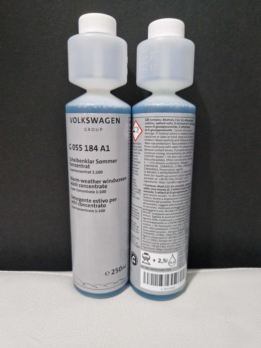 Оригинална Лятна течност за чистачки VW