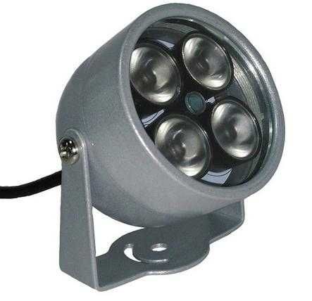 4LED Infrared CCTV Илюминатор за Нощно Виждане Спомагателно Осветление за Камера за Видеонаблюдение Ярка Инфрачервена Светлина Допълнително Осветление