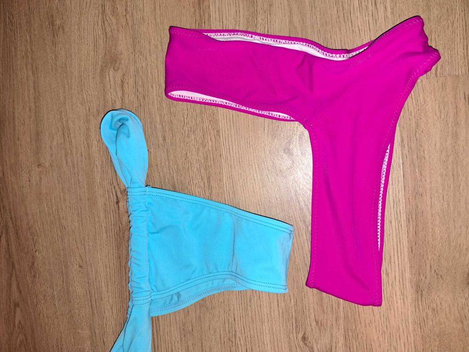 Slipi de baie bleu+ roz