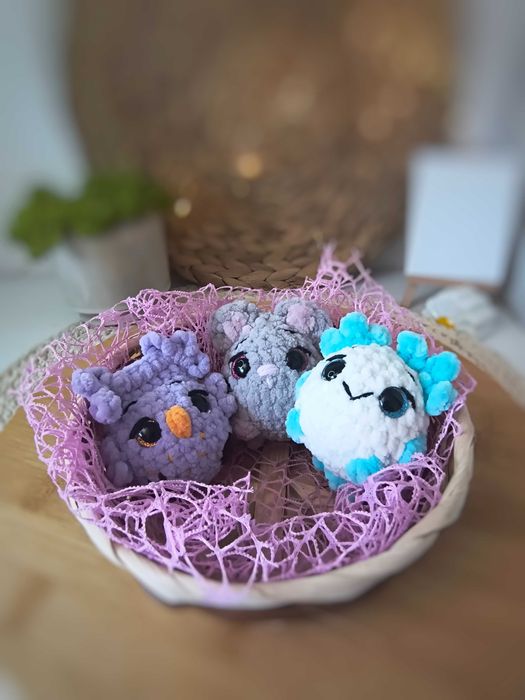 Плюшени играчки ръчно плетени