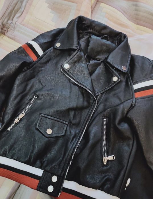 Куртка из кожзама