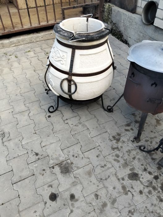 Тандыр из шамотной глины