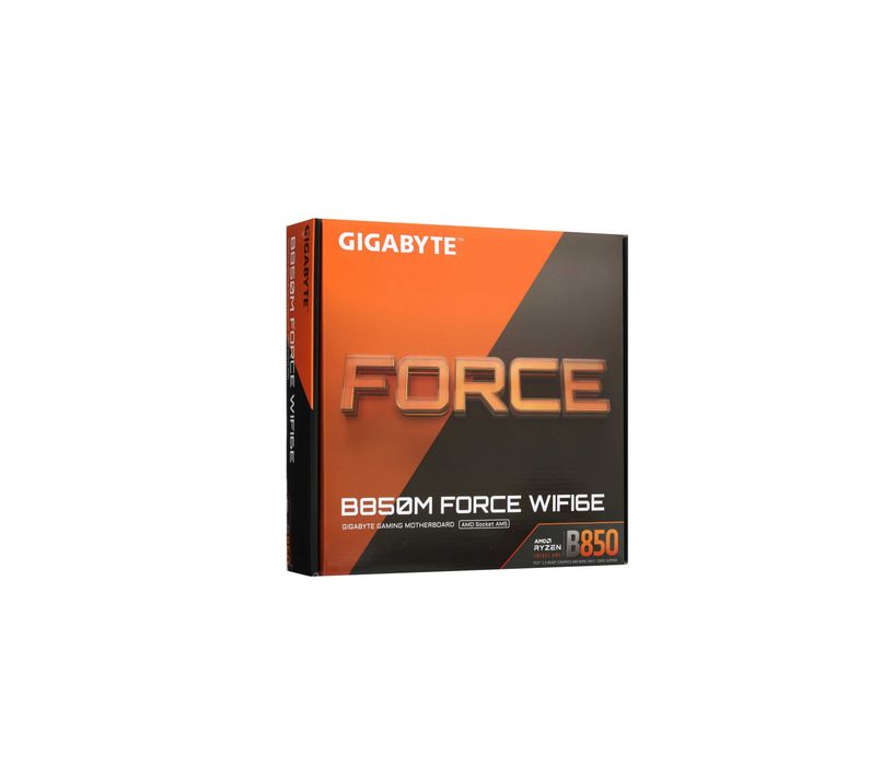 ' Материнская плата GIGABYTE B850M FORCE WIFI6E (AM5, Orange)