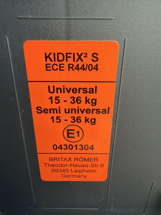 Britax Romer KidFix II 15-36kg