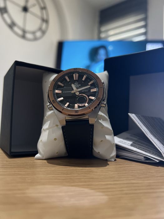 Casio edifice cronograf si data