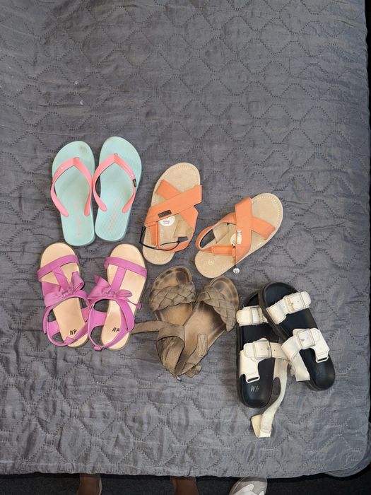 Лот летни дрехи и дандали 116 р 30-31н