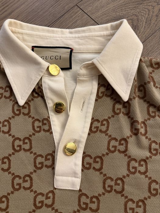 Мъжка фанелка с яка Gucci