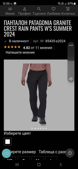 Мъжки панталон Patagonia