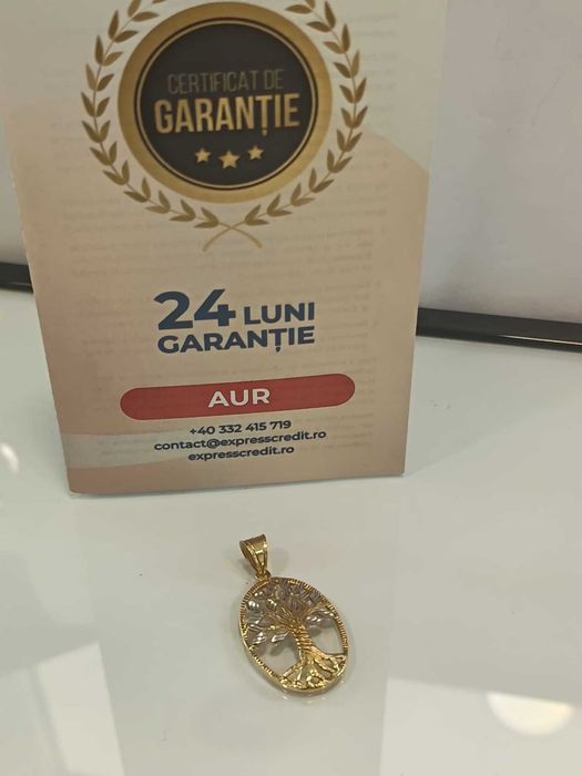 (AG41) Pandativ aur 14K b5987.2 Certificat de garantie
