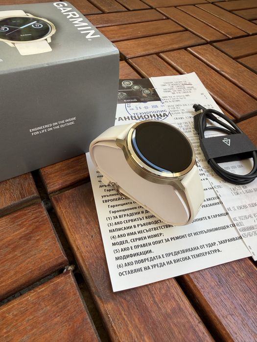 Garmin Venu 4 41mm Гаранция Lunar Gold