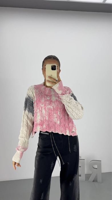 Pulover cu perle Redesign