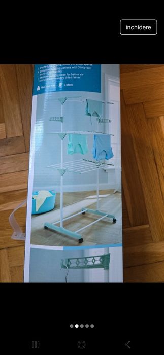 Uscător vertical pentru rufe