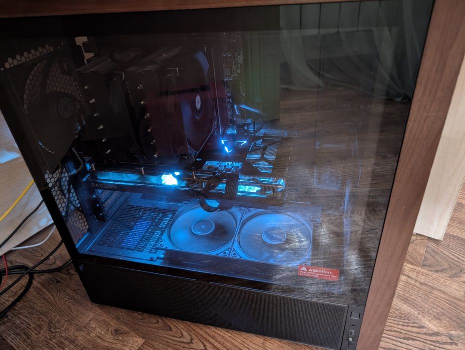 Компьютер с Ryzen 7 5700X3D и RX 7700XT