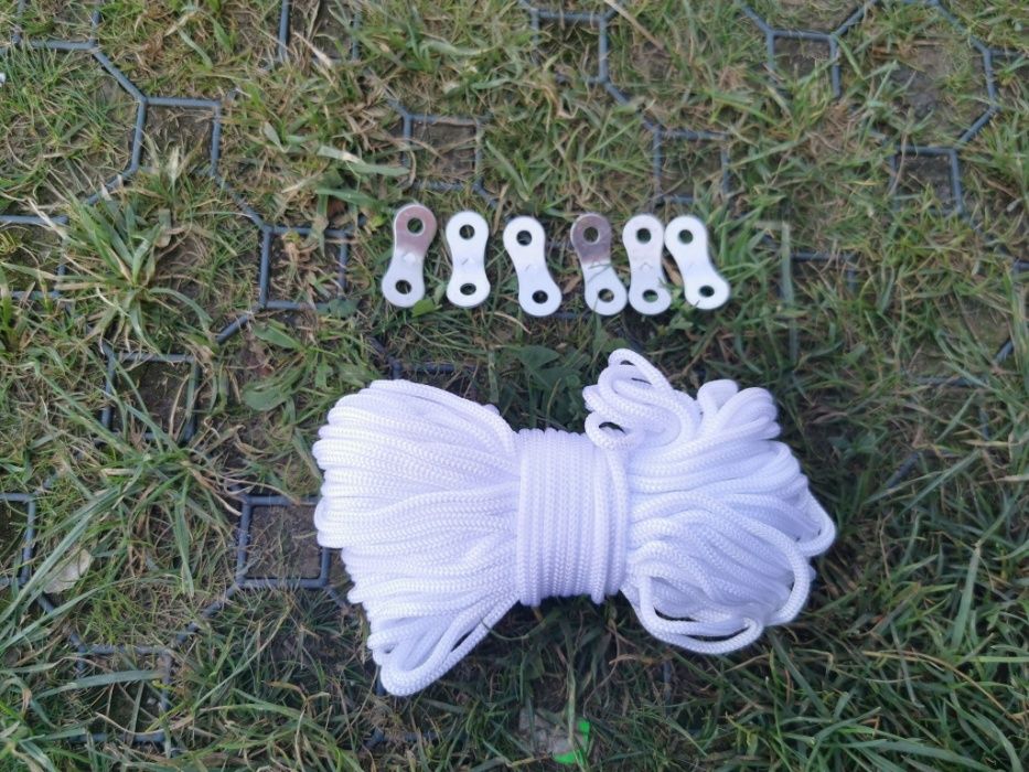 Монтажен комплект за палатка - колчета, гумен чук, въже, ластици и др