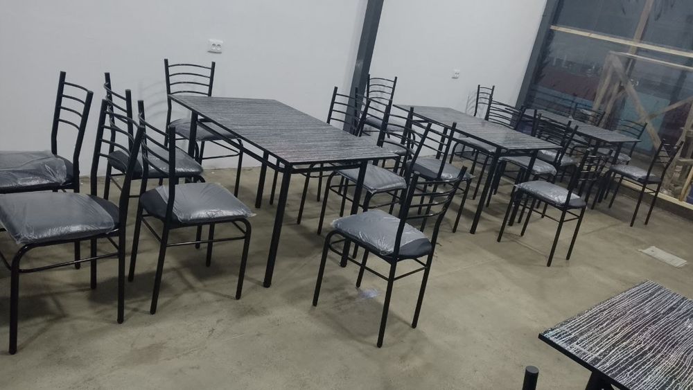 Kafe, Oshxona va Hovli Uchun Ideal Temir Stol-Stul Komplektlari!