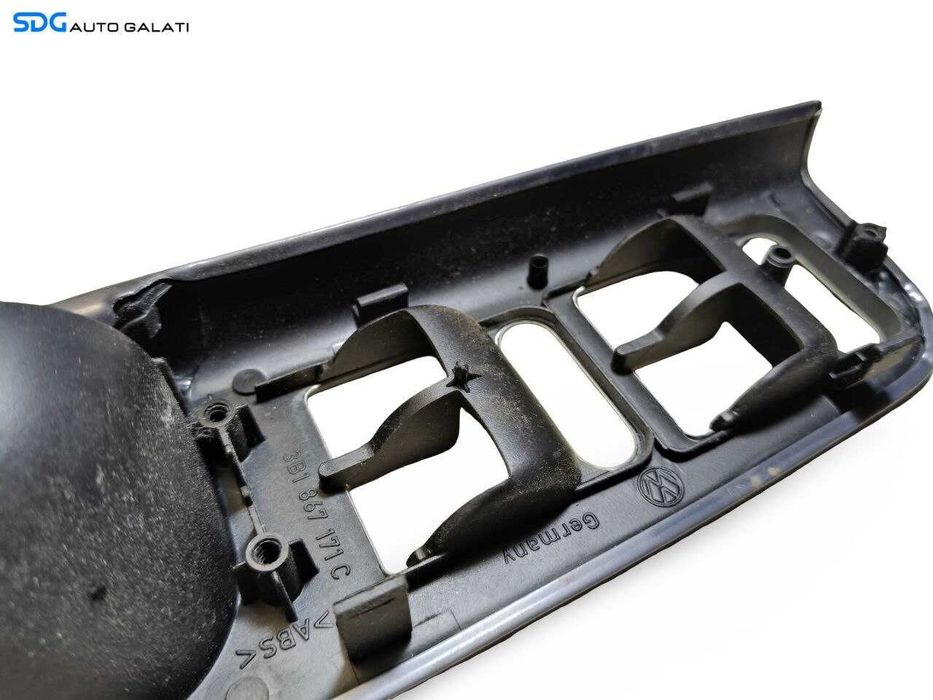 Suport Maner pentru Butoane Geam Electrice de la Usa Portiera Stanga Fata Volkswagen Passat B5.5 2001 - 2005 Cod 3B1867171C [LS0693]