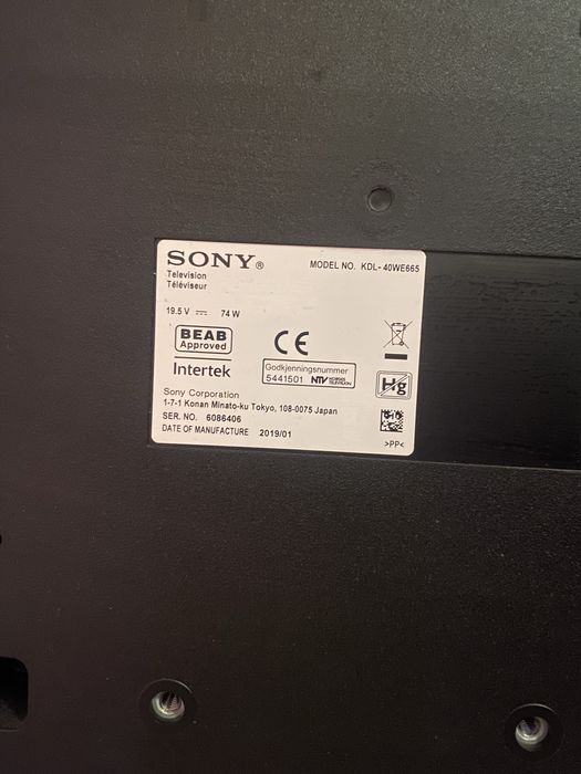 Smart tv sony bravia