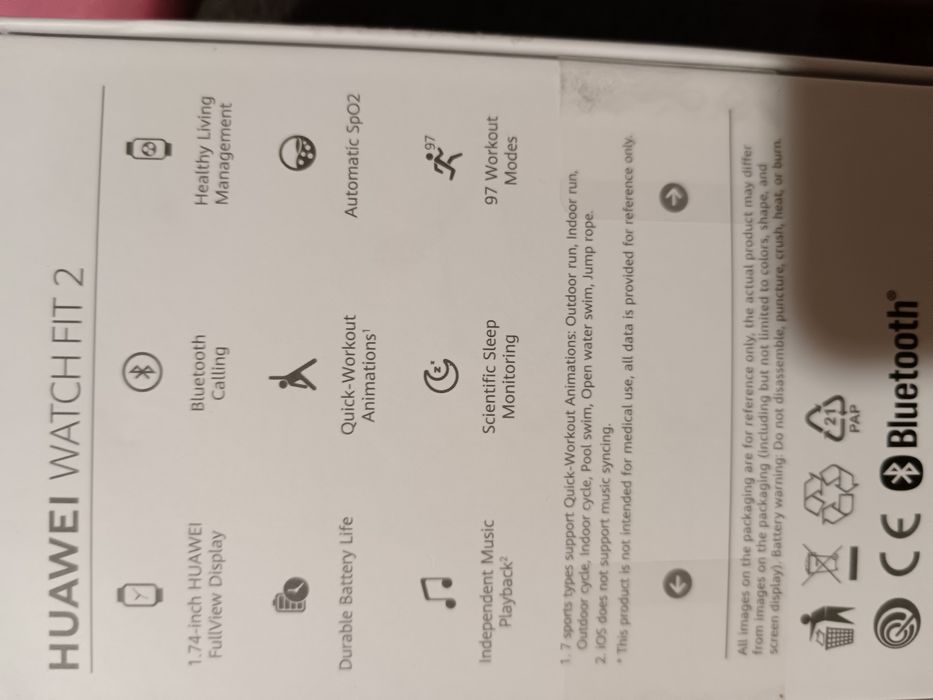 Vând ceas Huavei Fit 2