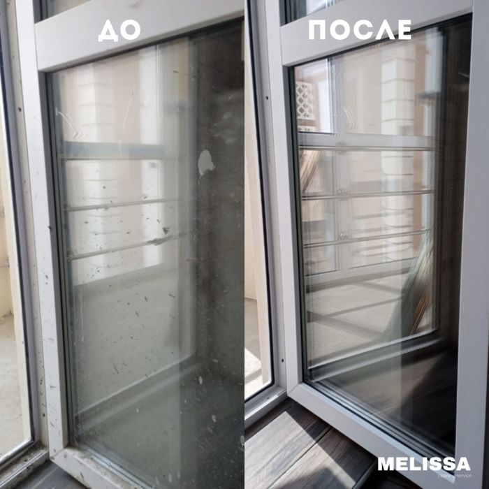 Мойка окон с двух сторон