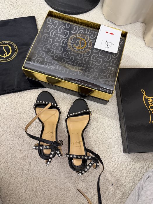 Christian Louboutin 39 So Me spike дамски сандали