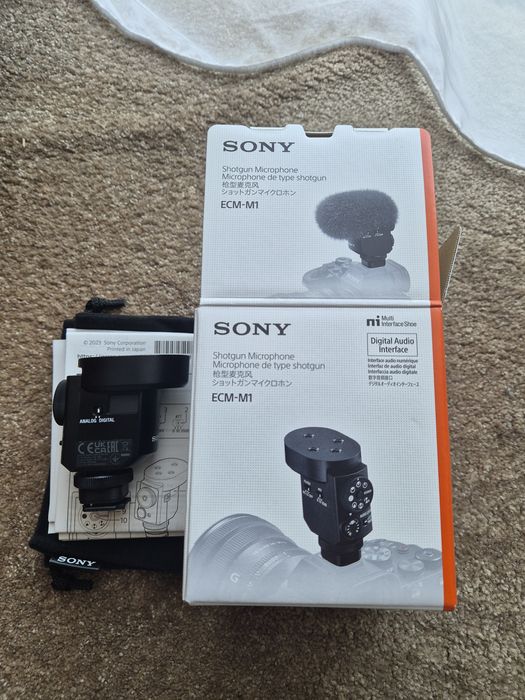 Microfon Sony ECM-M1 Shotgun Directional Compact 8 in 1