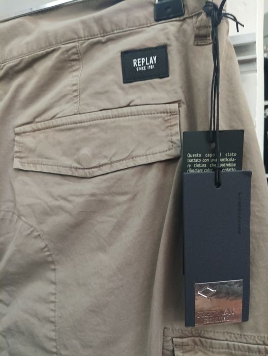 Оригинален карго панталон REPLAY W33 W34 W36 нов мъжки реплей