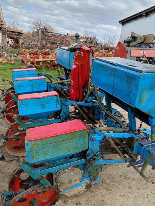 Semănătoare Porumb Monosem PNU fertilizare 4 rând