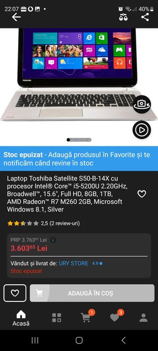 Leptop Toshiba Satelite