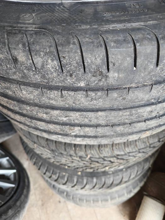 Джанти Borbet 5x112 et 35 j8.5  18цола с гумиGoodyear  Eagle f1