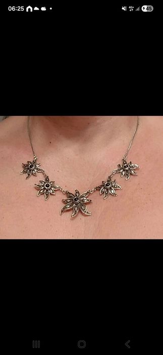 Set argint 925 lucrat manual filigran